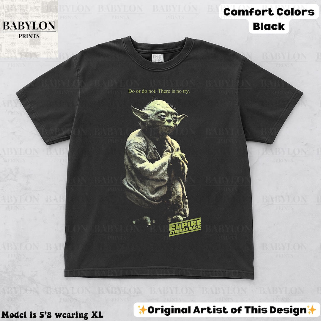 Vintage Star Wars Yoda T Shirt | Vintage Star Wars Tee, Empire