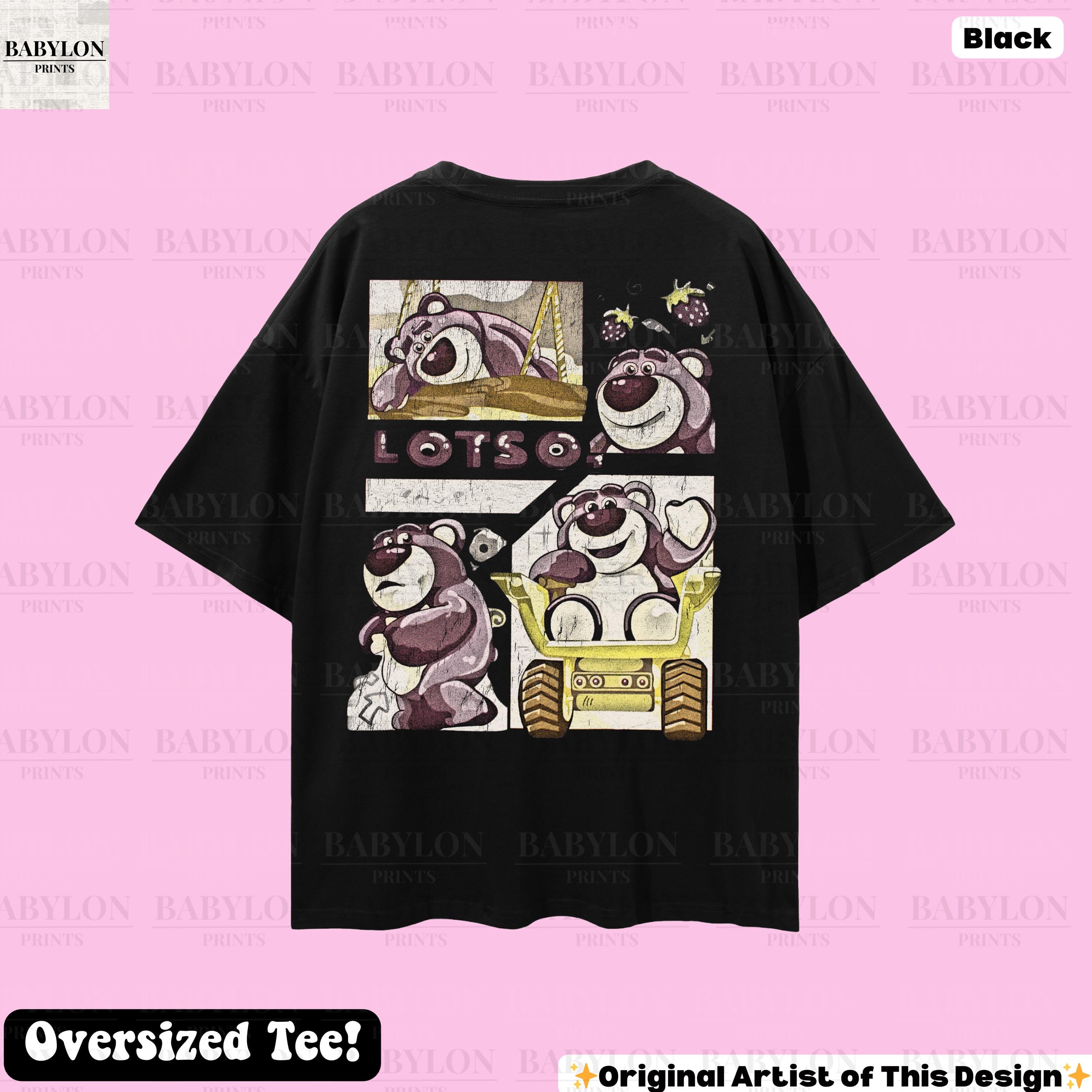 特大ロッツォベアディズニー2面Tシャツ、トイストーリーロッツォシャツ