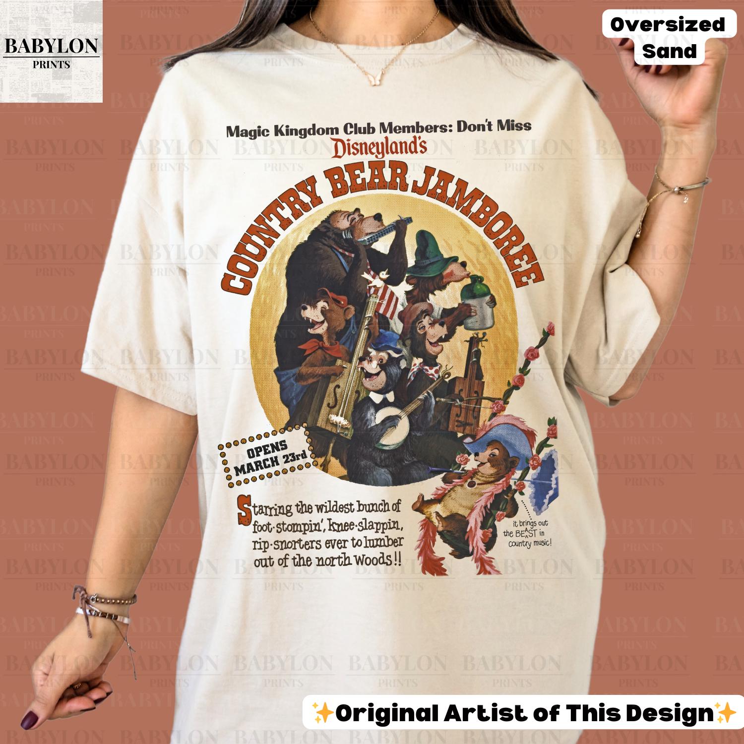 特大カントリーベアジャンボリーTシャツ：グリズリーホールカントリー