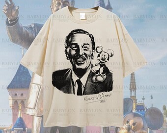 特大ウォルト・ディズニー・ポートレートTシャツ、マジックキングダムT