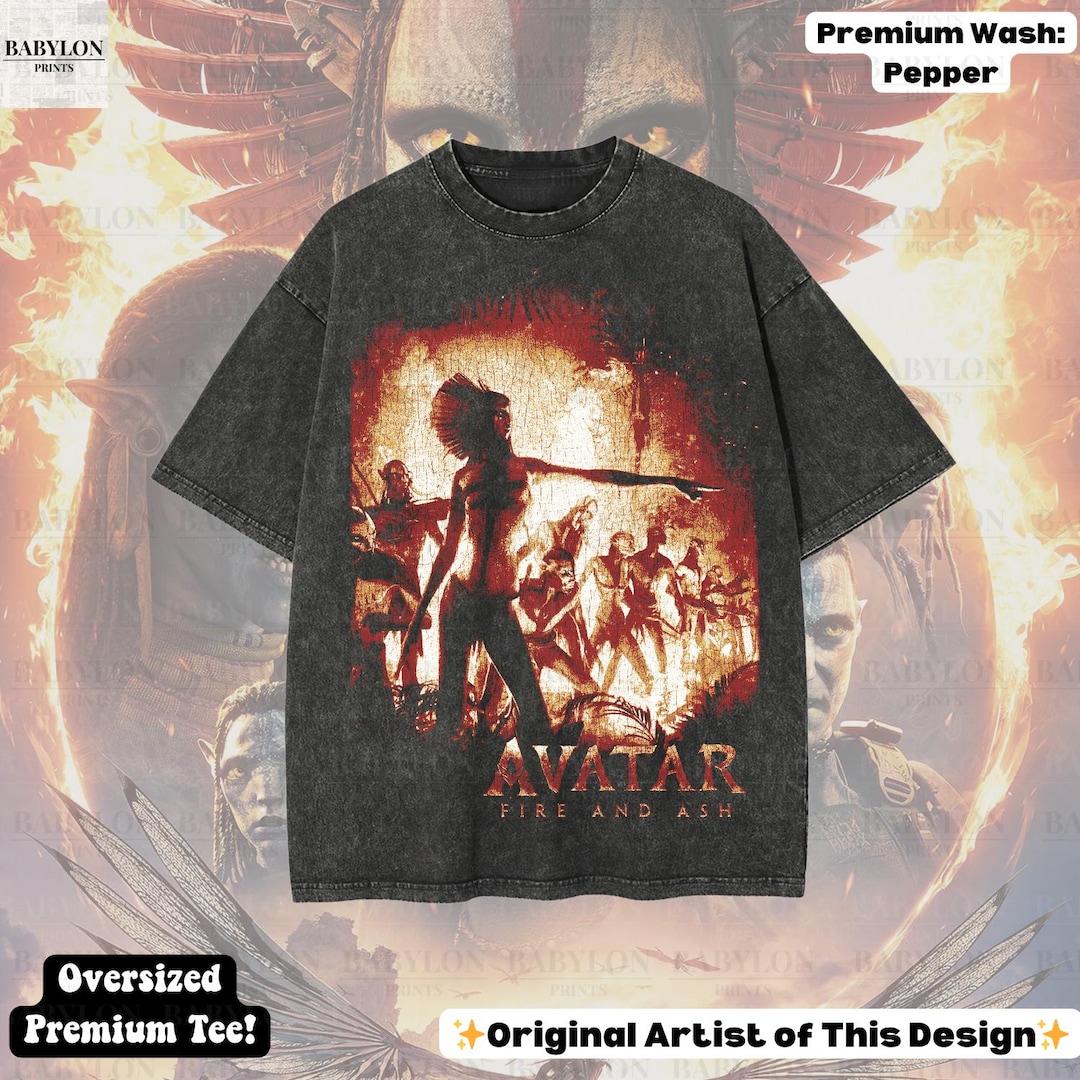 Oversized Avatar Fire and Ash T Shirt: Varang Avatar Shirt, Avatar