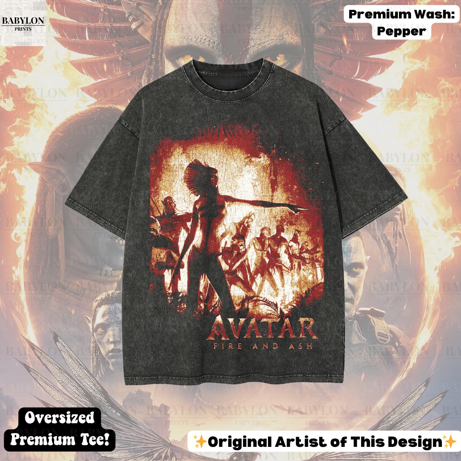 Oversized Avatar Fire and Ash T Shirt: Varang Avatar Shirt, Avatar