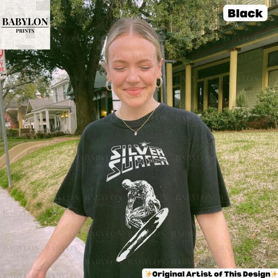 ギャラクタス　シルバーサーファー　ファンタスティック4　Tシャツ　marvel Amazon.com: Marvel Fantastic Four Silver Surfer Vintage