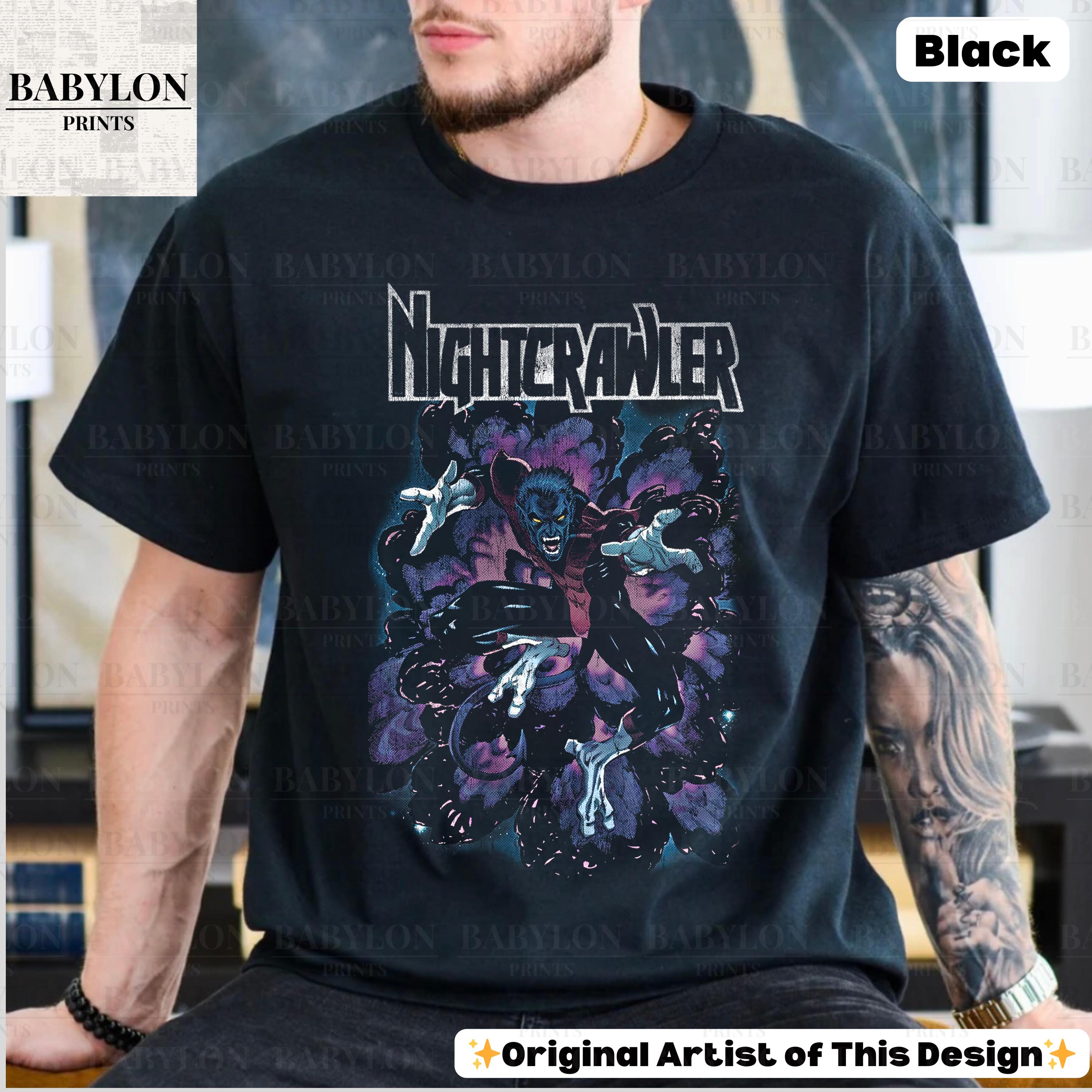 Vintage Nightcrawler X-men T Shirt, Vintage Marvel Tee