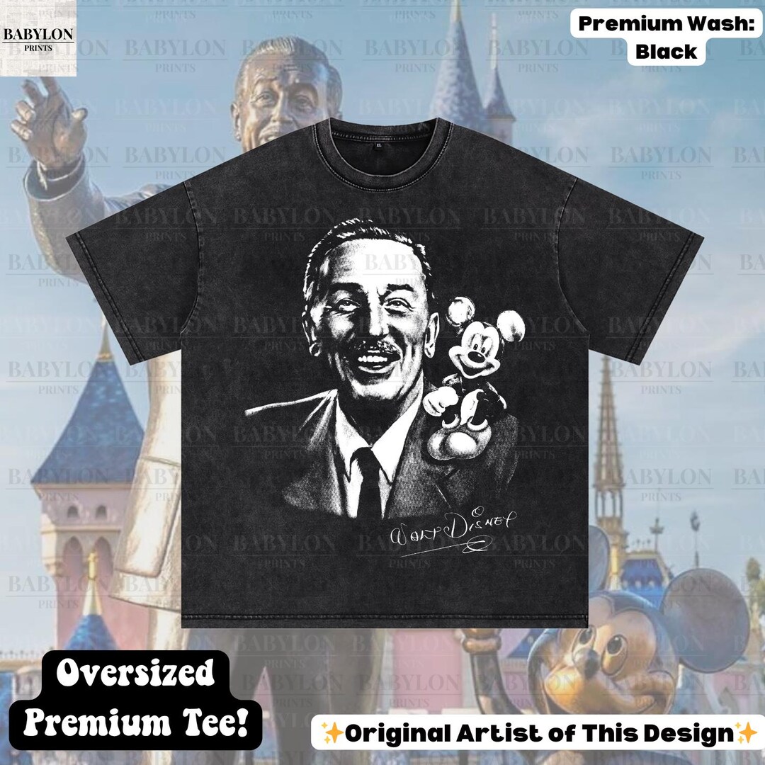 特大ウォルト・ディズニー・ポートレートTシャツ、マジックキングダムT