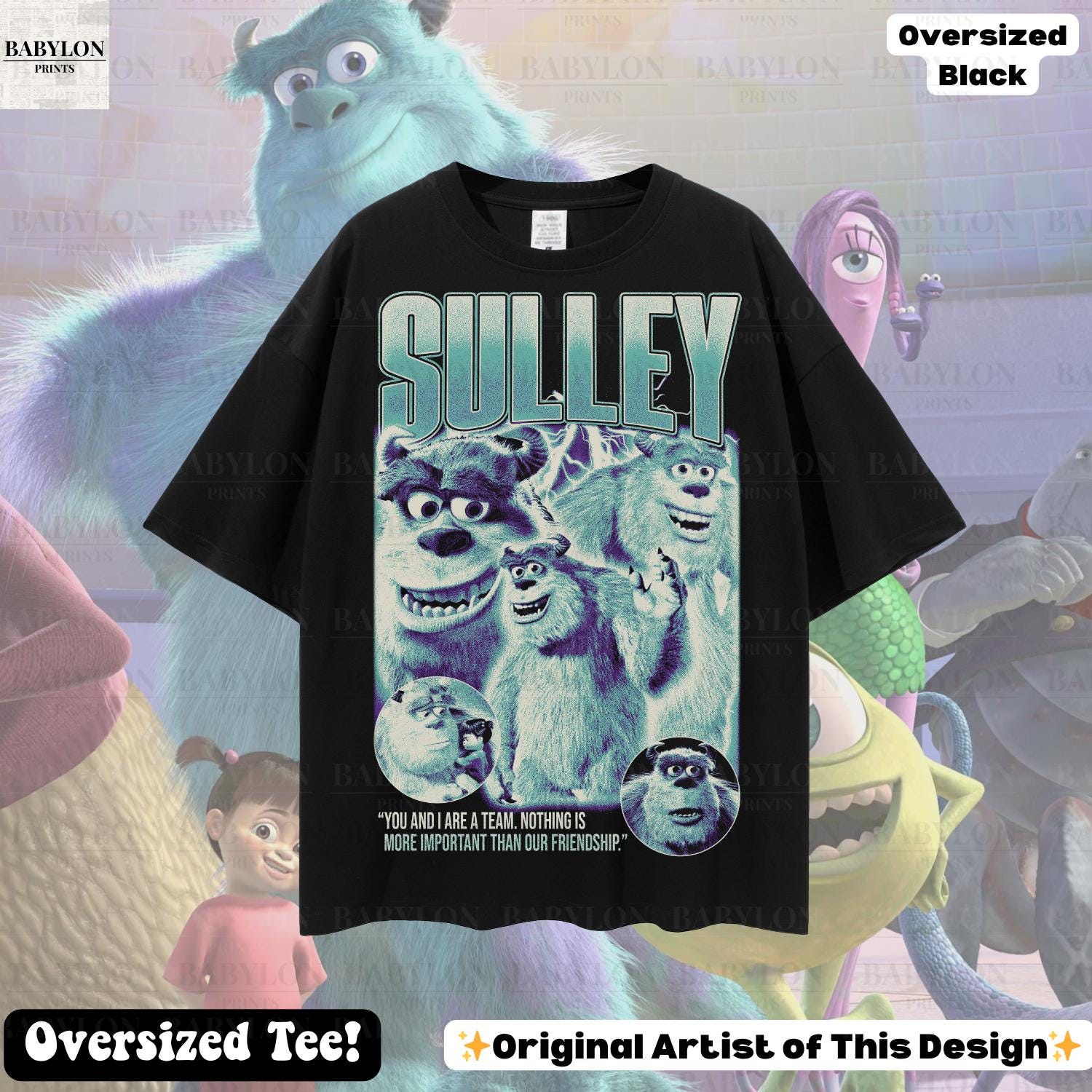 Oversized Sulley Monsters Inc Shirt: Sulley Monsters Inc Disney