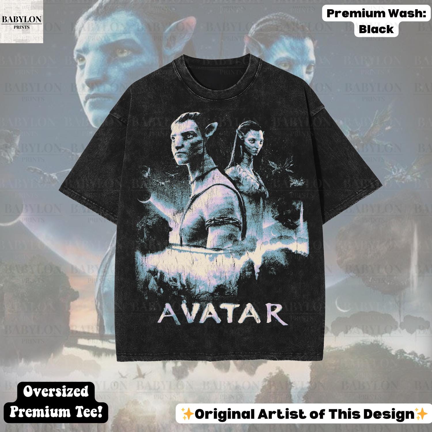 Oversized Avatar T Shirt: Pandora Disnyeworld Shirt, Animal