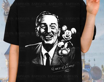 特大ウォルト・ディズニー・ポートレートTシャツ、マジックキングダムT