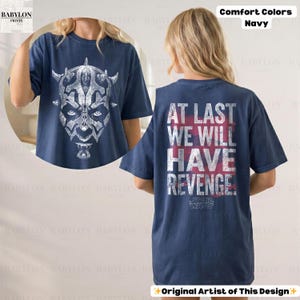 Vintage Darth Maul Star Wars-shirt: Darth Maul Shadow Lord hoodie, Clone Wars-T-shirt, Star Wars Phantom Menace-sweater, Disneyworld-shirt afbeelding 13