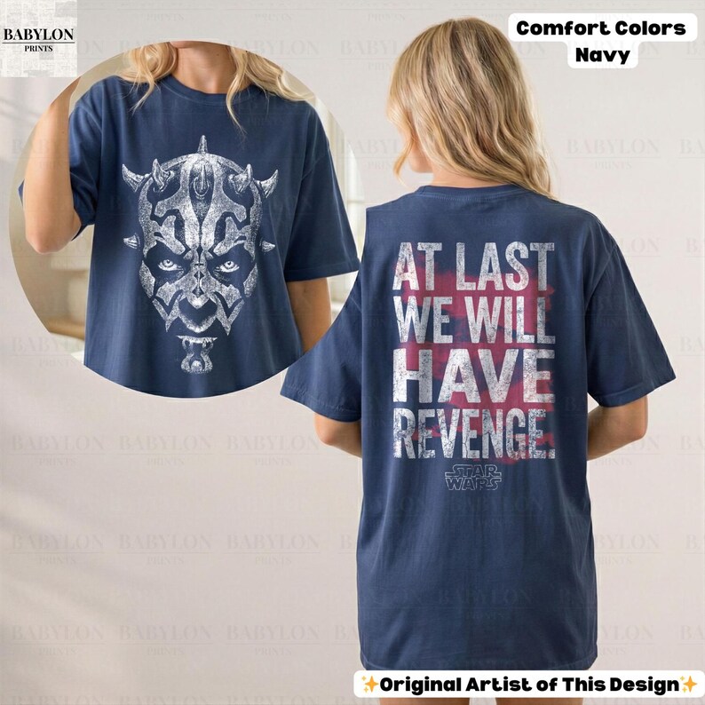 Vintage Darth Maul Star Wars-shirt: Darth Maul Shadow Lord hoodie, Clone Wars-T-shirt, Star Wars Phantom Menace-sweater, Disneyworld-shirt afbeelding 13
