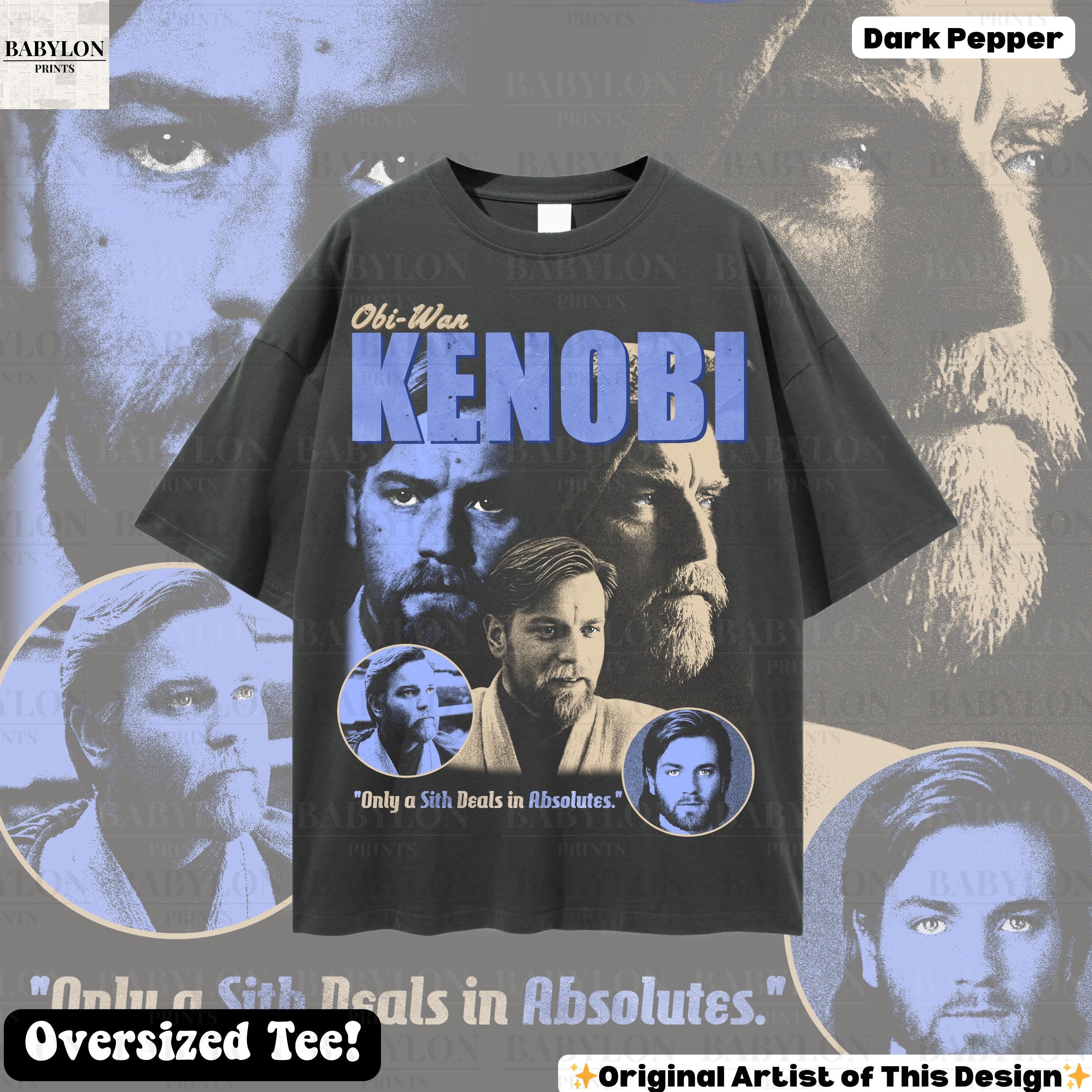 Oversized Obi-wan Kenobi Shirt Vintage T-shirt | Star Wars Revenge