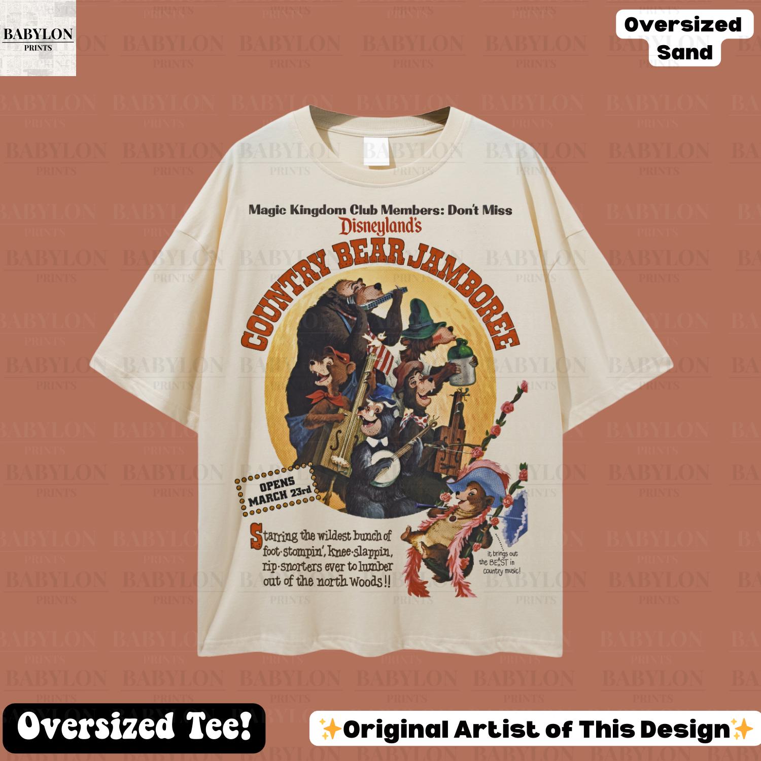 特大カントリーベアジャンボリーTシャツ：グリズリーホールカントリー