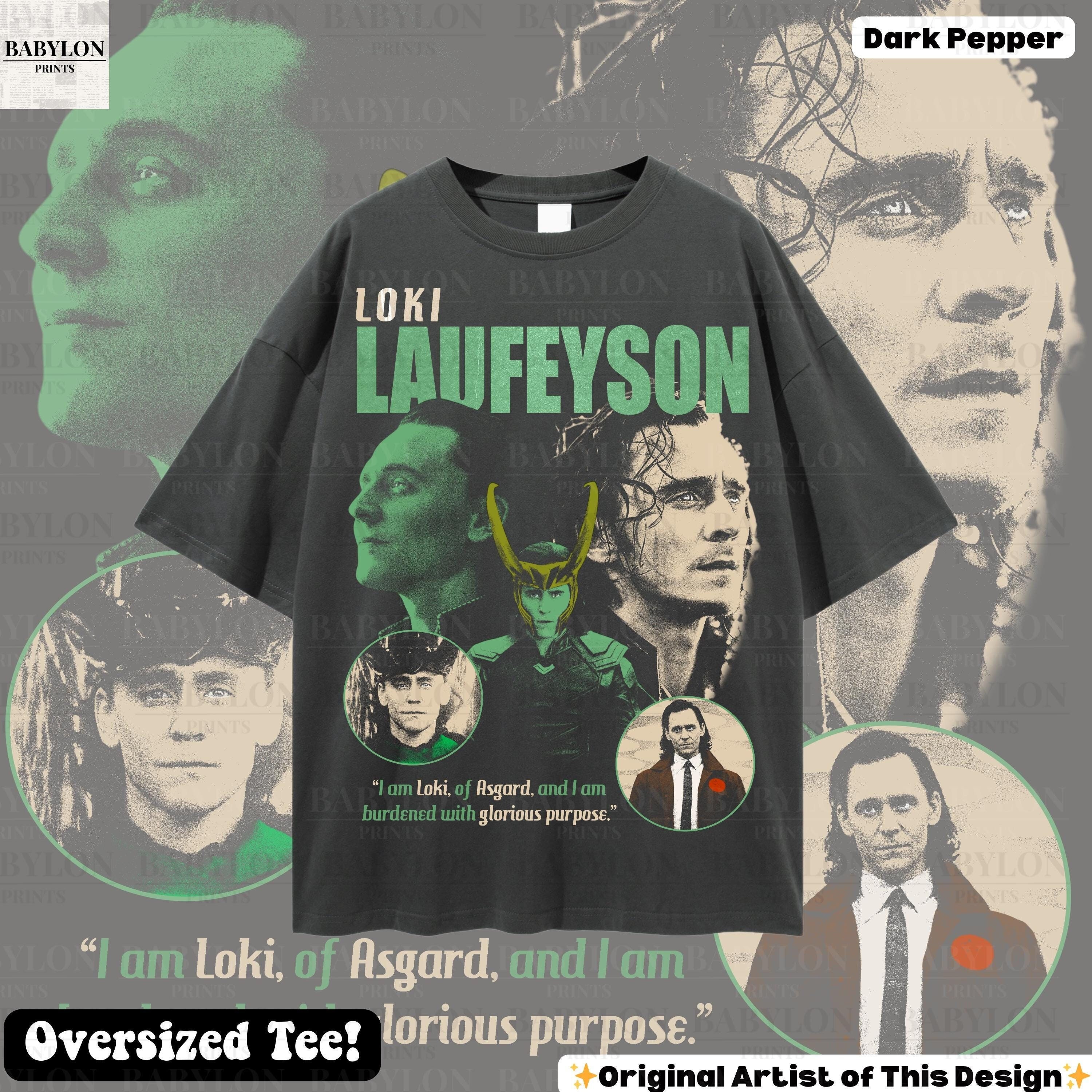 Oversized Loki Shirt | Tom Hiddleston Shirt Loki God of Mischief 