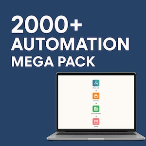 2000+ Business & Marketing Automations: n8n Workflow Mega Pack (Digital Download)