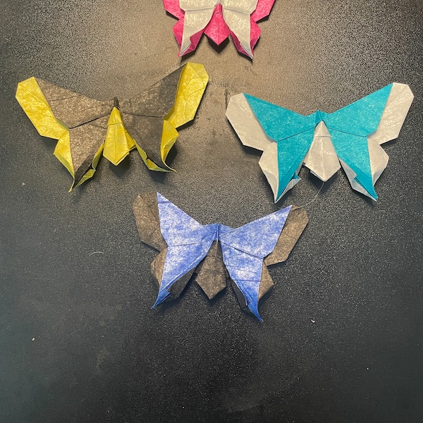 Origami Moth Tipped-Wings