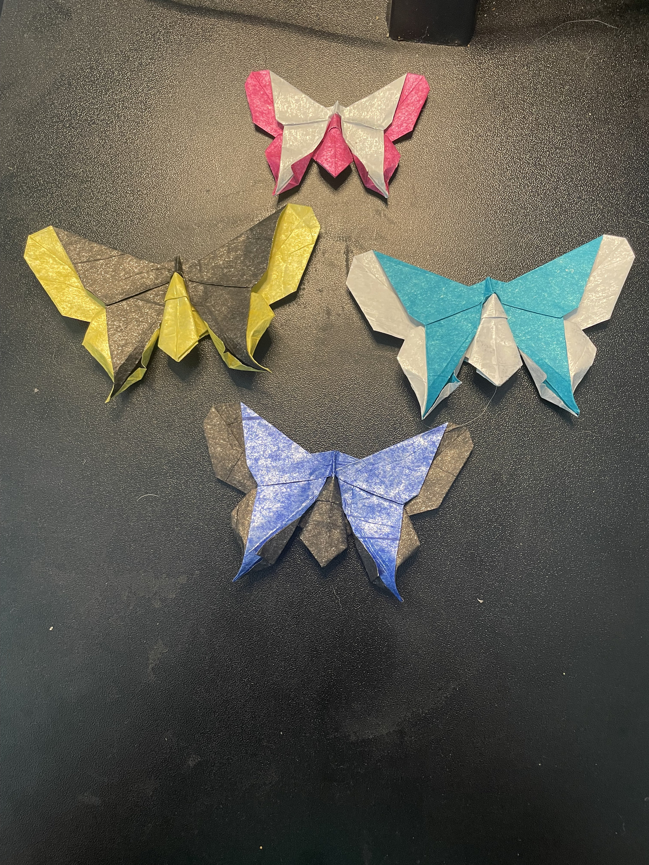Origami Moth Pattern Origami Moth Tipped-wings - Etsy