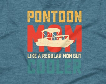 Pontoon Captain - Camiseta Lake Life para Cool Moms on the Water - ¡Regalo perfecto para tu entusiasta favorito de Pontoon!