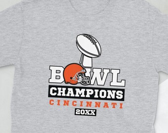 Only A Matter of Time for Super Cincinnati - Football Championship Bowl T-shirt