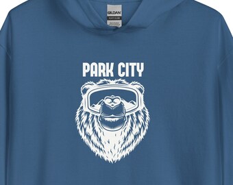 Sudadera con capucha de esquí con oso de Park City