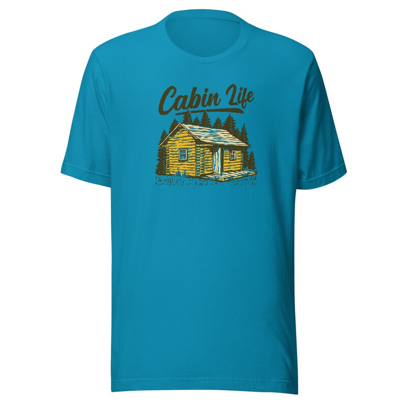 Cabin Life Getaway At The Cottage Unisex T shirt Etsy cabin-life-flickr