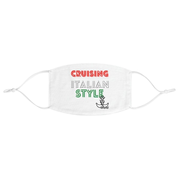 Cruising Italian Style Fabric Face Mask