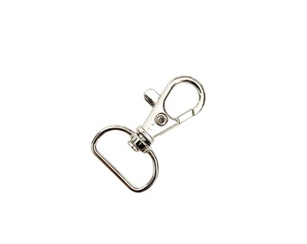 3/4" Metal Lobster Claw Clasp / 360 Swivel / Lanyard Hardware