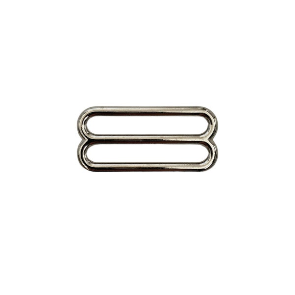 1.5" (38mm) Metal Triglide, Strap Slide Adjuster, Dog Collar Hardware, Bag Supply, Nickel Plated