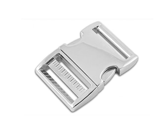 1.5" (38mm) Metal Buckle / Contoured Buckle / Dog Collar Hardware / Make a Dog Collar
