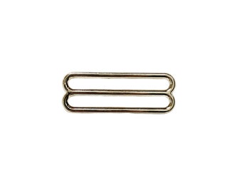 2" (50mm) Metal Triglide, Strap Slide Adjuster, Dog Collar Supply, Bag Hardware, Nickel Plated