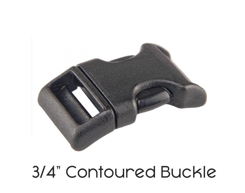 Black Plastic Side Quick Release Buckle Clip,assorted Size Buckles