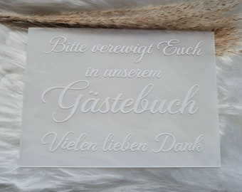 Hochzeit, Schriftzug, Personalisiert, Aufkleber, Vinyl, Individuell, Hinweis  Schilder