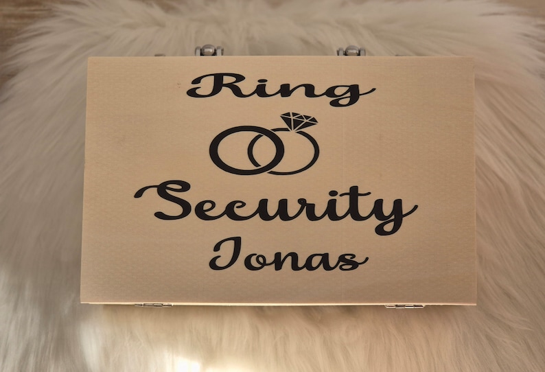 Security Koffer/ Ring Koffer/Hochzeit/ Ringe, Kinder, Sonnenbrille, Ringträger, Security Set, Ring Sicherheitsbox, Bild 7