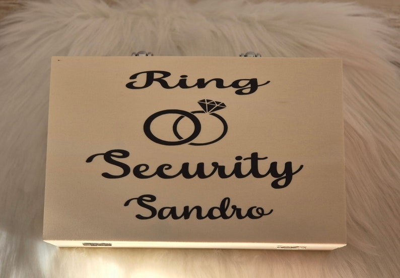 Security Koffer/ Ring Koffer/Hochzeit/ Ringe, Kinder, Sonnenbrille, Ringträger, Security Set, Ring Sicherheitsbox, Bild 8