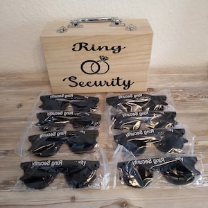 Security Koffer/ Ring Koffer/Hochzeit/ Ringe, Kinder, Sonnenbrille, Ringträger, Security Set, Ring Sicherheitsbox, Bild 5