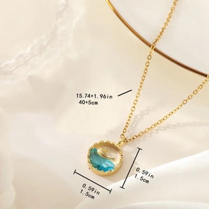 Dolphin Necklace 18K Gold Platered, Wild Whale Has Your Necklace