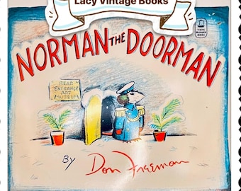 Norman the Doorman paperback 1969 by Don Freeman,Vintage Norman the Doorman, Great Condition! Nostalgic Favorite!