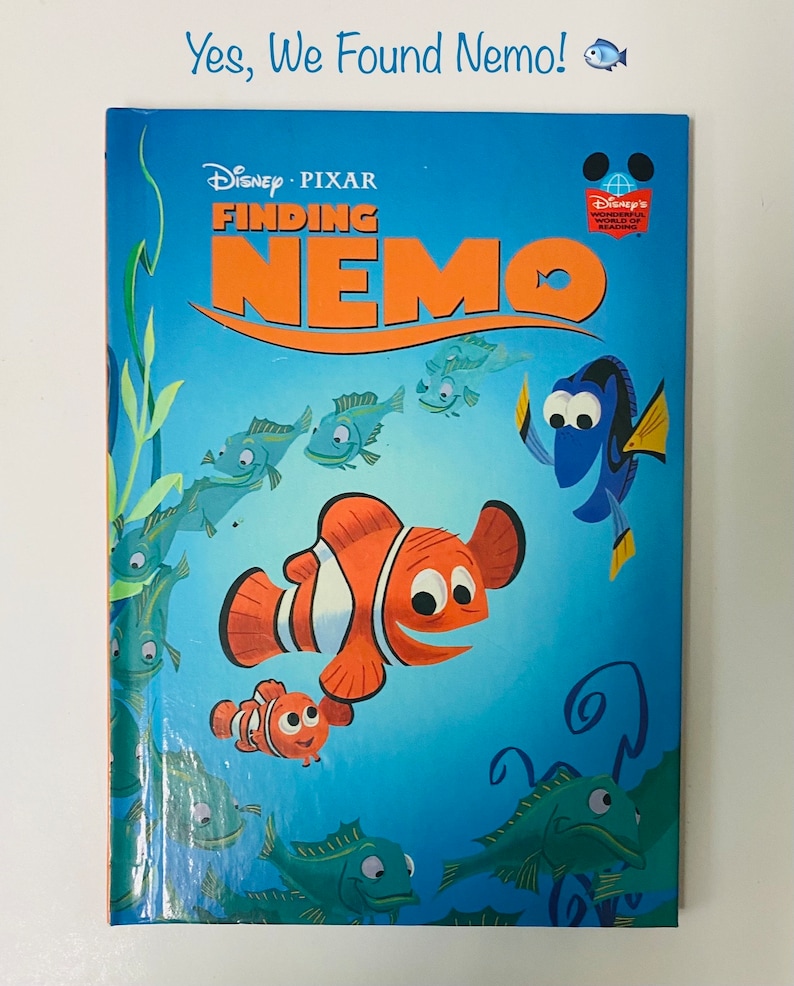 Finding Nemo Book Walt Disneys Wonderful World of Reading Etsy