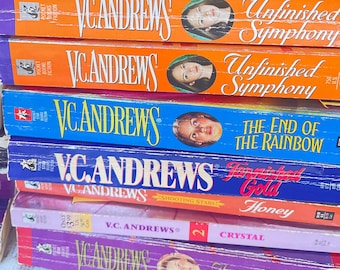 V.C. Andrews paperback Build a Lot Flowers in the Attic, Ruby, Hidden Jewel, Music in the Night, Melody, Broken Wings, Crystal, & more!