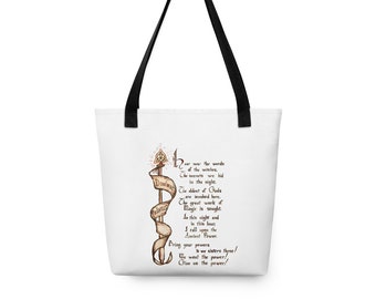 Gecharmeerde bezweringsspreuk Tote Bag