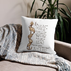 Charmed Incantation Spell Pillow