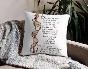 Charmed Incantation Spell Pillow Case