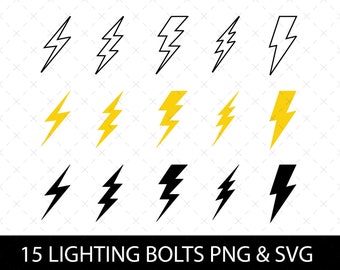 Lightning Bolt Svg, Lightning Cricut Cut Files, Lighting Bolt Svg ...