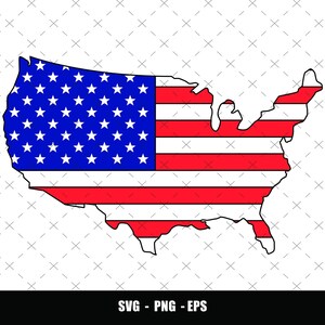 Amerikanische Flagge SVG PNG, Die Flagge der Vereinigten Staaten von Amerika, USA Karte, Amerika Karte svg