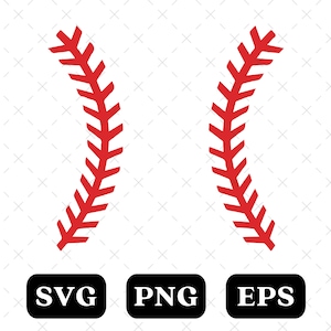 Baseball Stitches Svg, Baseball Svg, Baseball Stitches Cut File, Baseball Stitches Vector, Baseball Laces Cut File