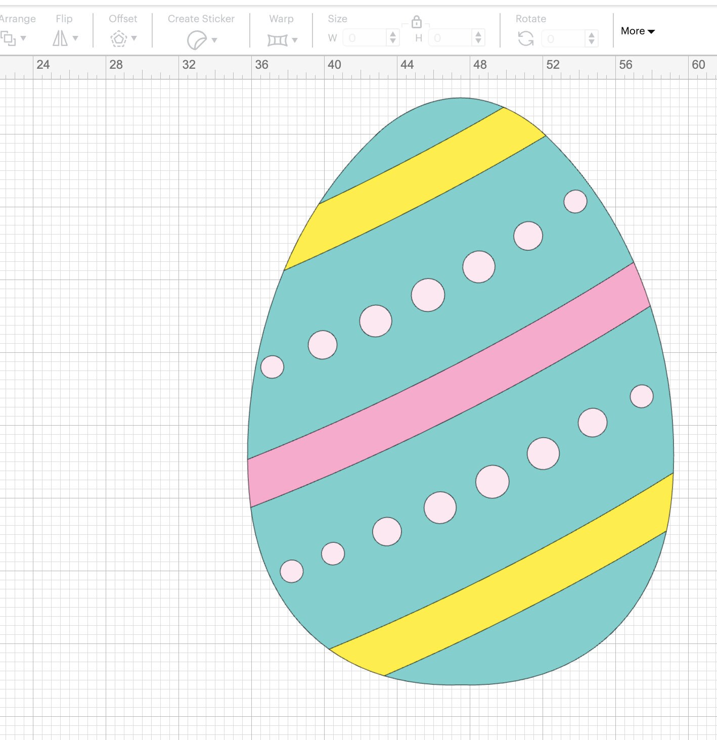 Colorful Easter Eggs Svg , Easter Svg Files for Cricut, Svg Easter Egg ...