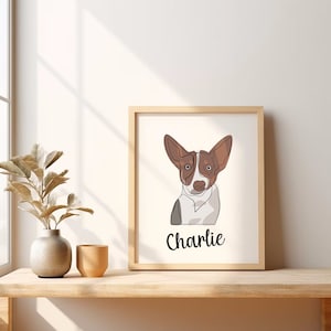 Custom Minimalist One Line Art Dog Portrait, Personalized Pet Drawing, 24 Hours Digital Download,  Custom Pet Line Art, Drawing from photo