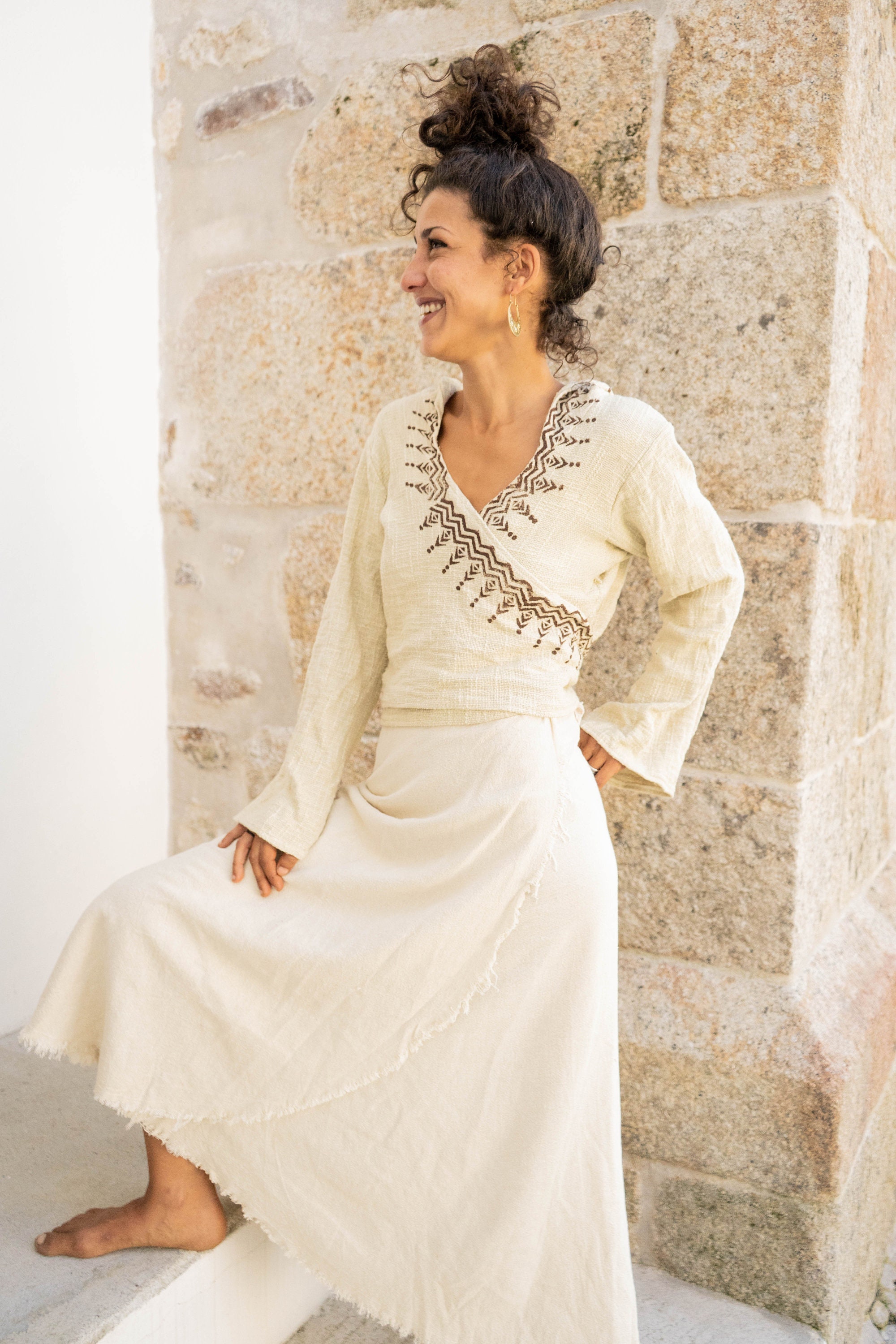 Vintage bohemian cardigan