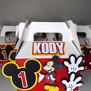 Mickey Mouse Gable Party Favor Box