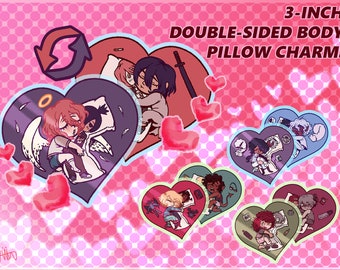 Valentines Day Ship Bodypillow Charms (Akiangel, Ryo x Akira, Stein x Spirit, Vanoe)