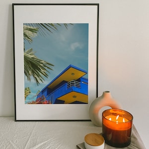 Digital Photo Poster Print Jardin Majorelle, Marrakech, Marocco, Home decor, Art design, Gift